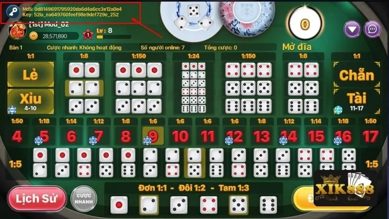 Những cách chơi tài xỉu MD5 dễ thắng